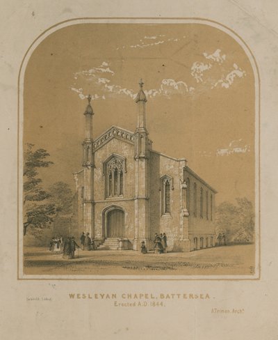 Chapelle Wesleyenne à Battersea - English School