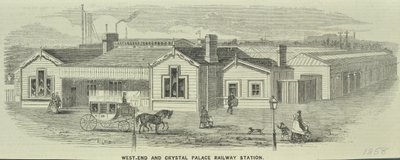Gare de West End et Crystal Palace, Queenstown Road - English School