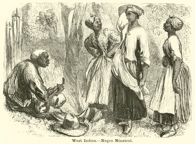 Antilles, ménestrel noir - English School
