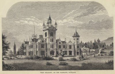 West Shandon, sur le Gareloch, Écosse - English School