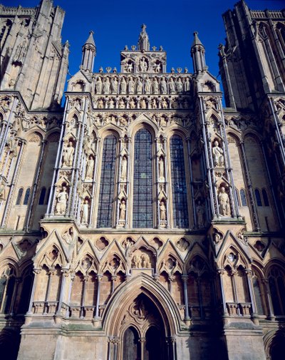 Façade ouest, vers 1225-50 (détail) - English School
