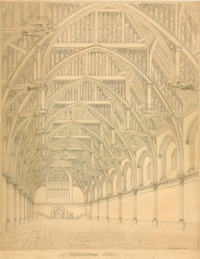 Westminster Hall, 1814 - English School