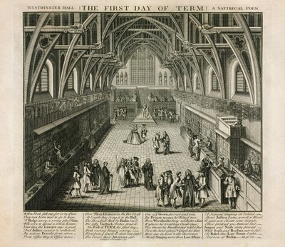 Westminster Hall, le premier jour du trimestre, un poème satirique - English School