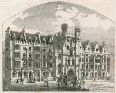 Améliorations de Westminster - Nouvelles maisons dans le Broad Sanctuary - English School