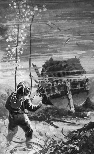 Quand les plongeurs de la marine suédoise sont descendus, ils ont trouvé le Vasa en bon état de conservation - English School