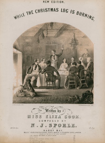 Pendant que la bûche de Noël brûle - English School