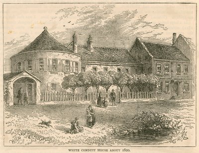 White Conduit House, Pentonville, Londres, vers 1820 - English School