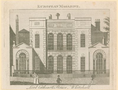 Whitehall Court ou Yard, Vanbrugh House, démoli en 1898 - English School