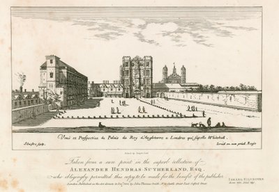 Whitehall au XVIIe siècle - English School