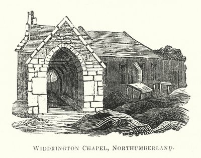 Chapelle de Widdrington, Northumberland (gravure) - English School
