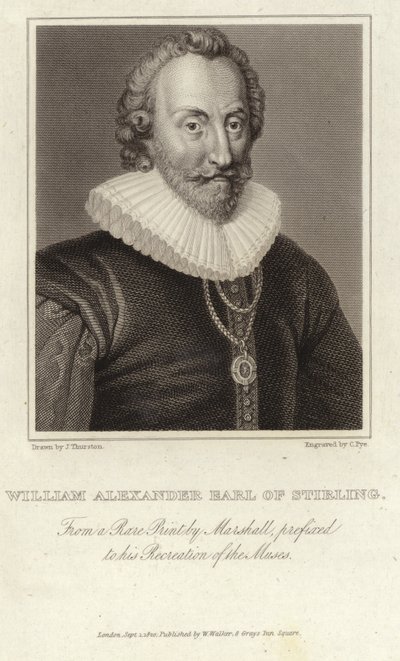 William Alexander, 1er comte de Stirling (c 1570 ? 12 septembre 1640) - English School