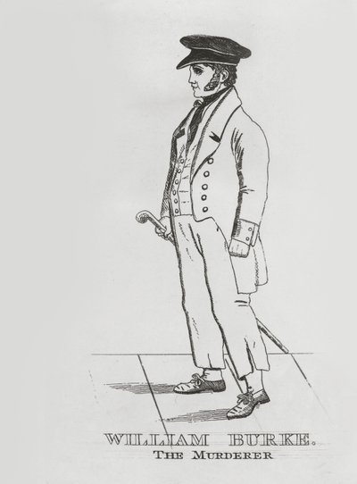 William Burke, vers 1829 (eau-forte) - English School