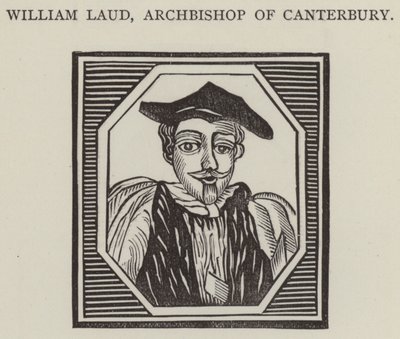 William Laud, archevêque de Canterbury (gravure) - English School