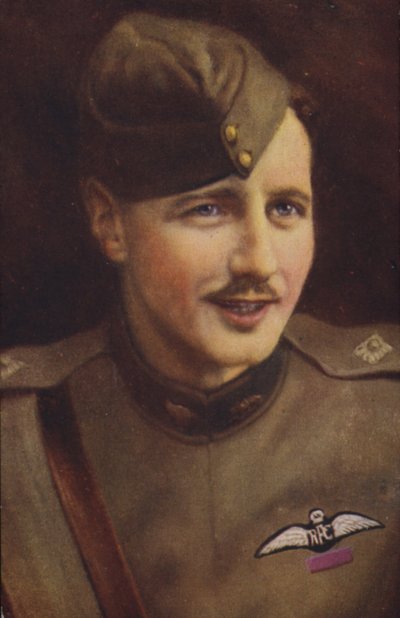 William Leefe Robinson VC (lithographie couleur) - English School