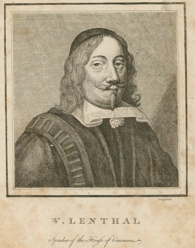 William Lenthal, président de la Chambre des communes - English School
