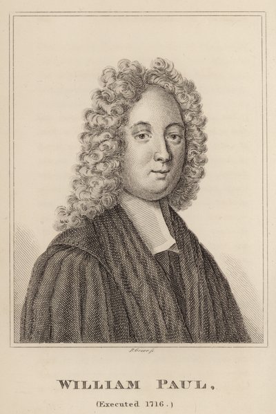 William Paul, exécuté en 1716 - English School