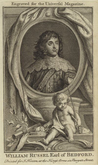 William Russel, comte de Bedford - English School
