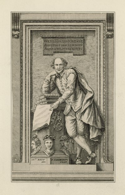 Monument de William Shakespeare - English School