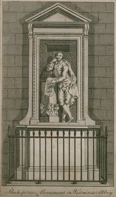 Monument de William Shakespeare - English School