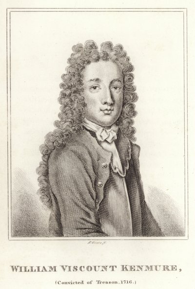William Vicomte Kenmure, condamné pour trahison, 1716 - English School