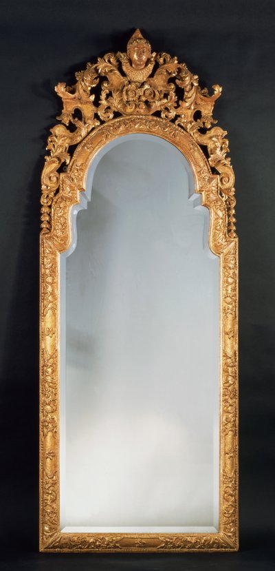 Miroir de William et Mary (gesso doré) - English School