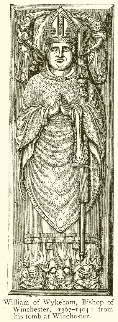 William de Wykeham, évêque de Winchester, 1367-1404 - English School
