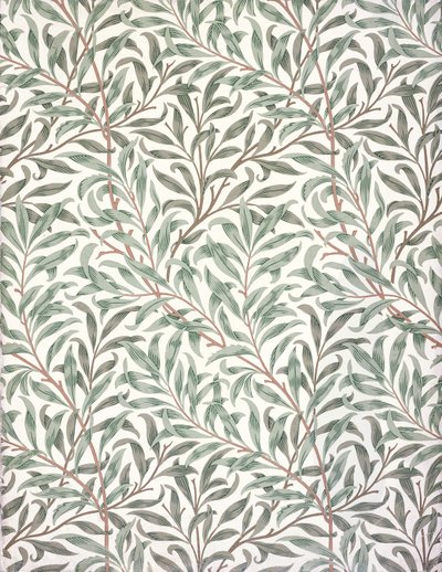Willow Bough, design de papier peint, 1874 - English School