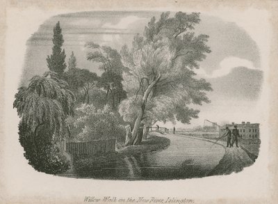 Willow Walk sur la New River, Islington, Londres - English School