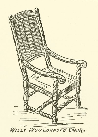 La chaise de Willy Wouldhave (gravure) - English School