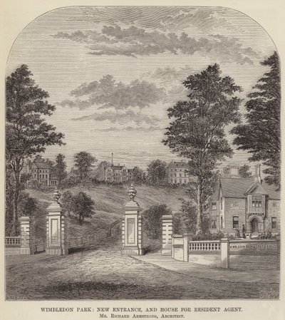 Parc de Wimbledon, nouvelle entrée et maison pour l