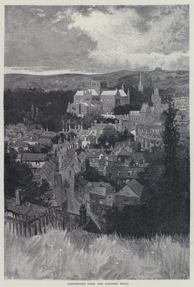 Winchester, depuis les collines orientales - English School