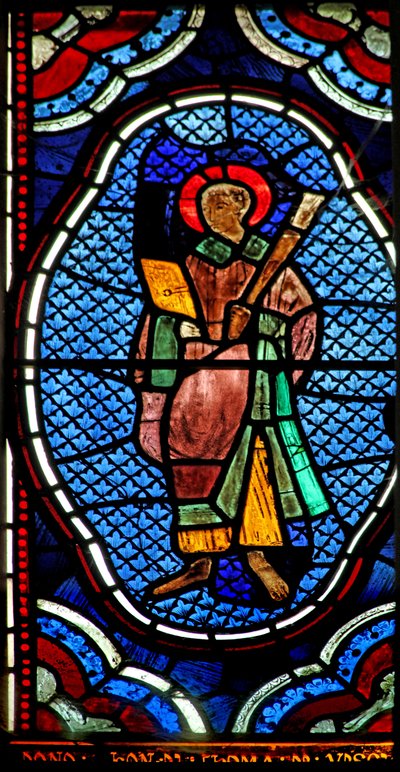 Fenêtre Ew représentant un saint - English School