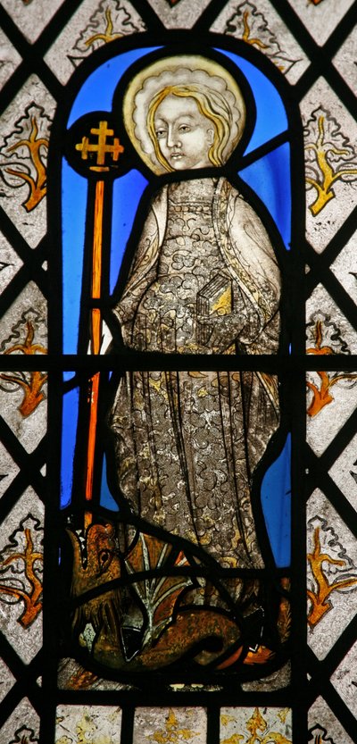 Fenêtre Na représentant Sainte Marguerite - English School