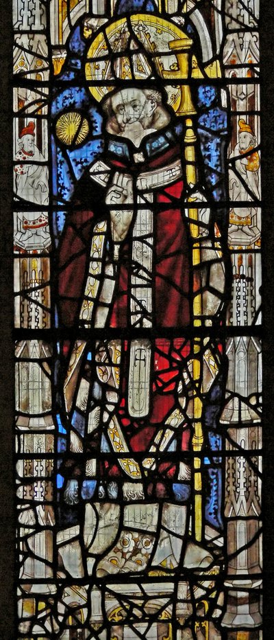 Fenêtre représentant Saint Martin - English School