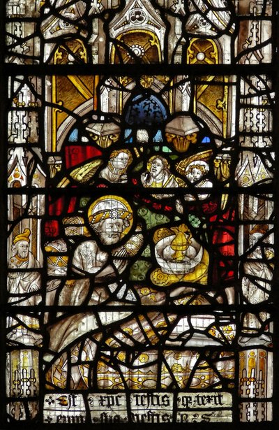 Fenêtre Nw représentant Saint Martin ayant une vision du Christ - English School