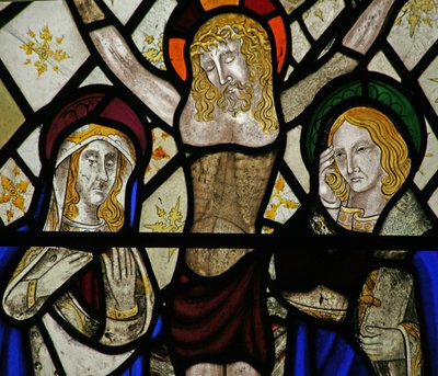 Fenêtre Sa représentant la Crucifixion - English School