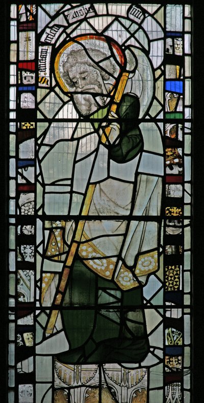 Fenêtre W représentant Saint Matthias - English School