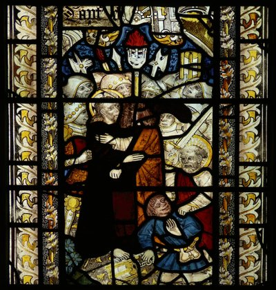 Fenêtre représentant la trahison de Judas - English School