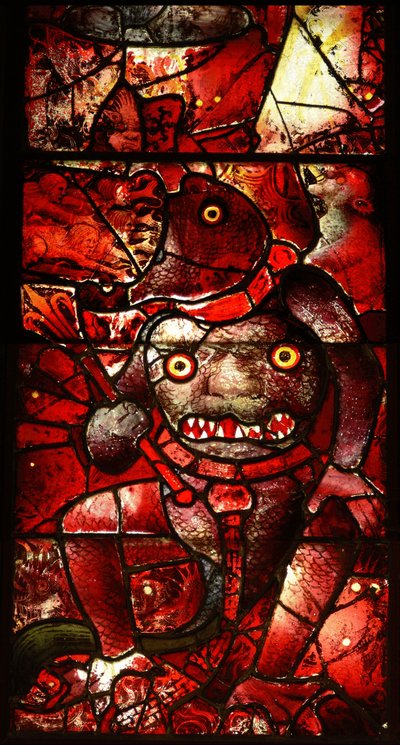Fenêtre représentant Satan - English School