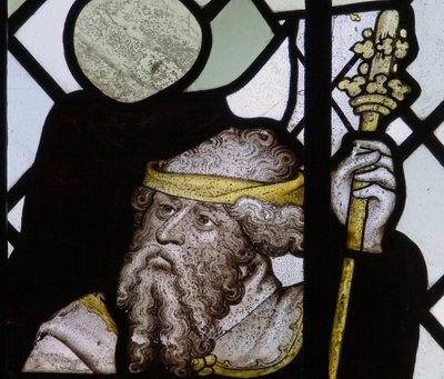 Fenêtre représentant un détail de la fenêtre de Saint Christophe - English School