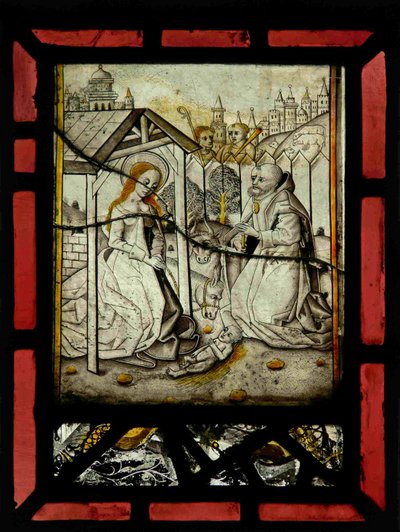 Fenêtre représentant la Nativité - English School