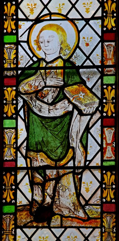 Fenêtre n3 représentant Saint Jean à la Crucifixion - English School