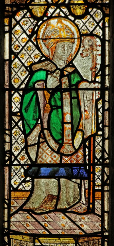 Fenêtre n4 représentant Saint Patrick - English School