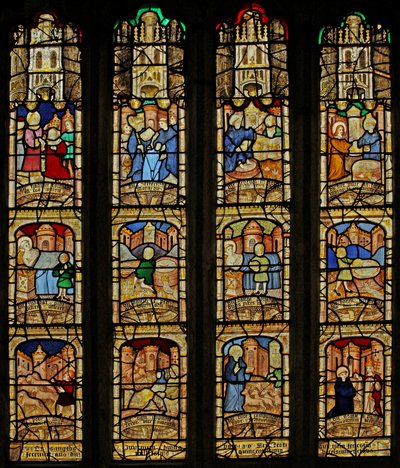 Fenêtre n5 représentant Saint Neot - English School