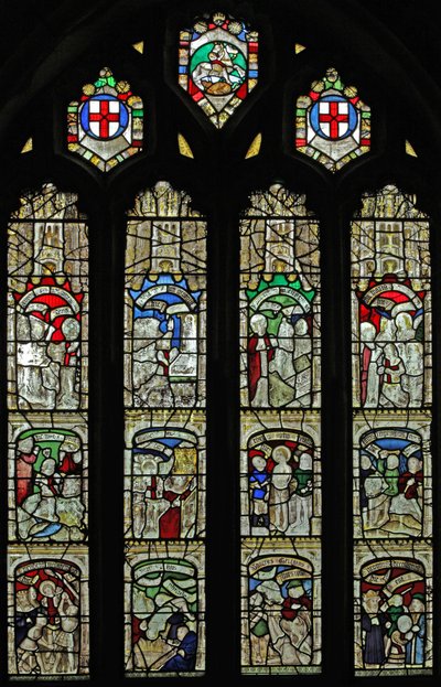 Fenêtre n°6 représentant la fenêtre de Saint Georges - English School