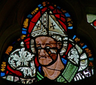 Fenêtre s-2 représentant Saint Wulfstan - English School