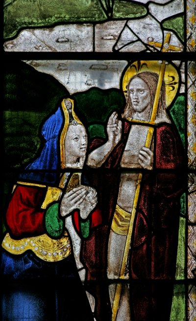 Fenêtre s3 représentant une scène de Résurrection : Noli Me Tangere - English School