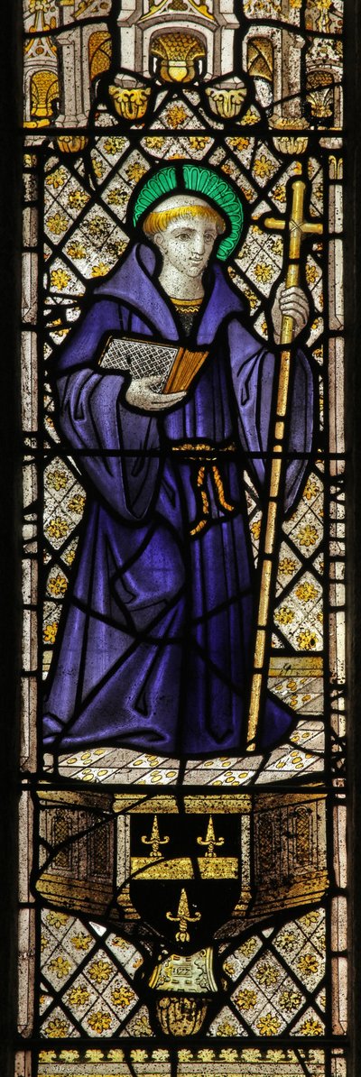 Fenêtre représentant Saint Calloway - English School