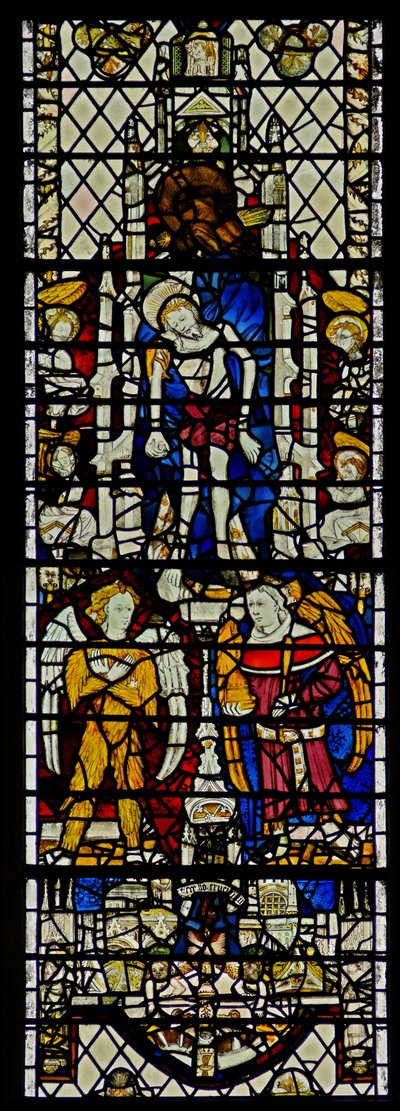 Fenêtre w12 représentant le Corpus Christi - English School
