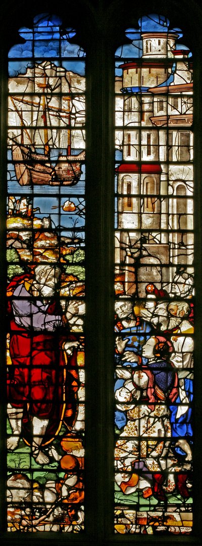 Fenêtre w23 représentant Saint Paul faisant ses adieux - English School